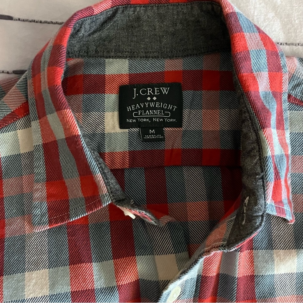 J Crew heavyweight flannel